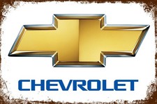 Blechschild CHEVROLET 30 x 20