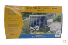 Esotec Garda 101762 Solar-Bachlaufpumpenset Solar-Springbrunnen Pumpe Brunnen