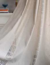 Ösenschal boho beige