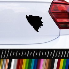 Bosnien Bosna Karte Map Aufkleber Auto Sticker Tuning Wandtattoo