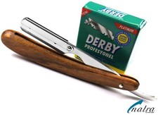 Rasiermesser + 100 DERBY Professional Rasierklingen Rasierer Rasur Razor