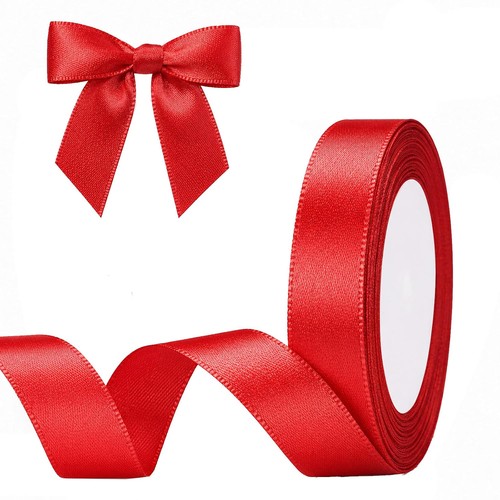 Rot satinband 22 - 20, mm