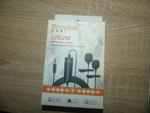 Lavalier mikrofon - mikrofon, 2m