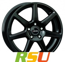 4x Autec Typ TL - Tallin schwarz 6.5x15" ET42 LK5 108 ML 70 Alufelgen 15 Zoll