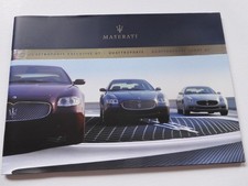 Maserati Quattroporte, Sport GT, Executive - Prospekt - 50 Seiten - Modellj 2005