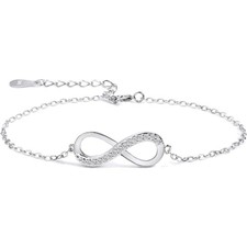 Damen Armband Silber Zirkonia