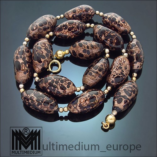 Murano aventurin glas collier - murano,