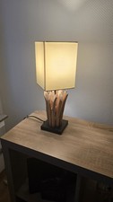 Treibholz Tischlampe