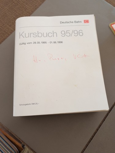 Deutsche bundesbahn kursbuch - deutsche,