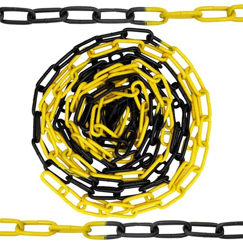 10m absperrkette schwarz - 10m,