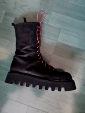  Tolle Lagenlook Ernesto Dolani Stiefel/ Leder Schwarz in 38, passt zu Rundholz