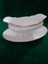 Sauciere Winterling Marktleuthen Bavaria Goldrand Vintage