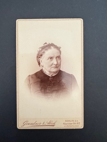 Cdv berlin 1888 dame - berlin, –