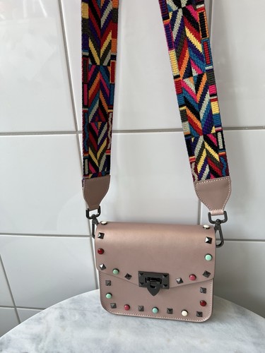 Tasche rose nieten edel mit - nieten,