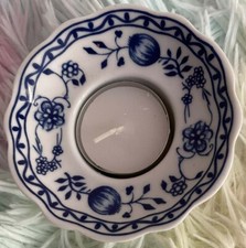 DDR - Kerzenständer Teelicht- Triptis, Zwiebelmuster, neuwertig