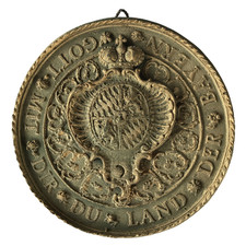 Antik Rar Model Wachsrelief