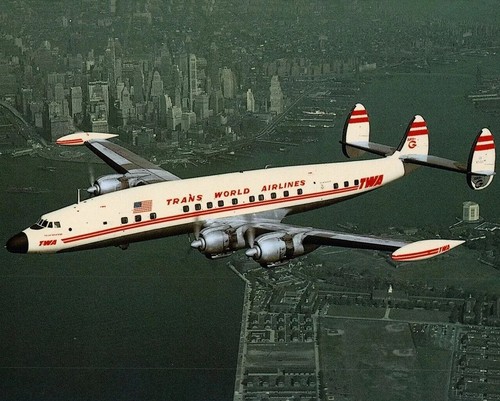 Twa lockheed constellation - twa,