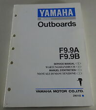 Werkstatthandbuch / Wartungsanleitung Yamaha Außenborder F9.9A / F9.9B von 1992