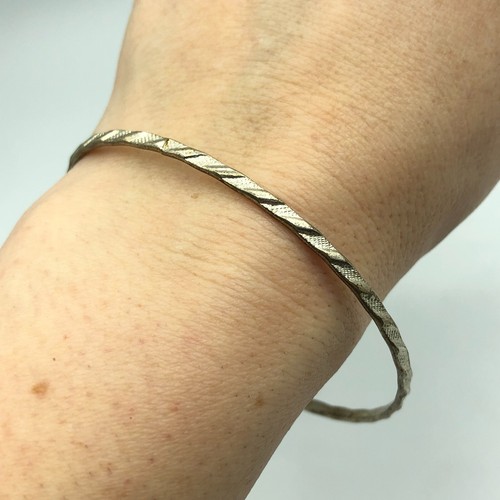 Vintage armreif silberfarben - armreif,