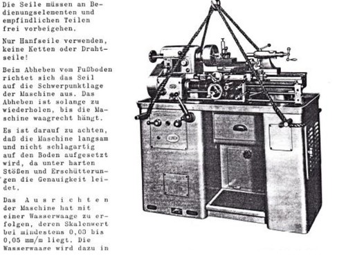 Drehmaschine leinen lz4s - drehmaschine, +
