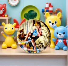 DIDDLE DIDDLE KNÖDEL Mutter Gans Kinderzimmer Dekor Teller John McClelland 1984 sehr guter Zustand +