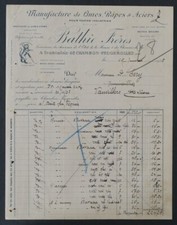 Rechnung 1928 TRABLAINE LE