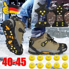 Größe 40-45 Anti Rutsch Schuhspikes Ice Grips Schuhkrallen Steigeisen für Schuhe