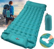Isomatte Selbstaufblasend Ultraleichte Outdoor Campingmatte 10cm mit Fußpumpe