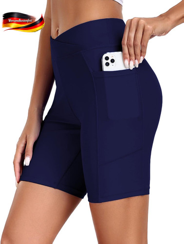 Damen badeshorts mit hoher - damen,