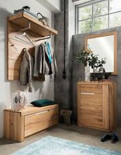 Massivholz Garderoben-Set 4teilig Kernbuche massiv geölt Flur möbel Garderobe