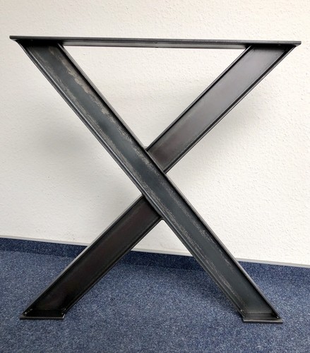 Stück tischbein stahl - v,