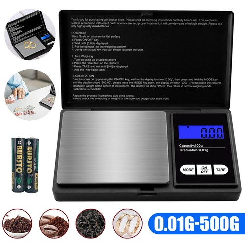 01g 500g digitale - 0.01g,