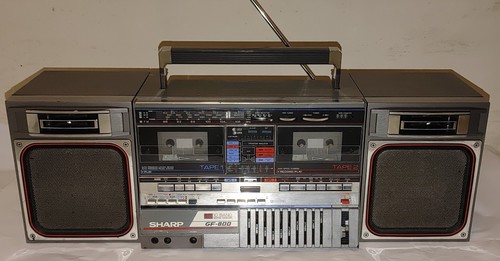 Boombox vintage sharp cassette - boombox,