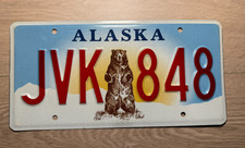 USA Kennzeichen Nummernschild License Plate Alaska Bör