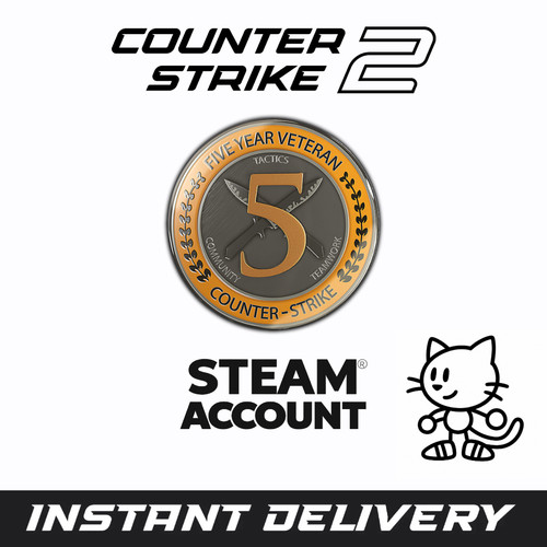 Cs2 steam account 5 year - -,