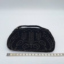  Vintage schwarze Perlen Abend