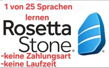 ✳️Rosetta Stone 1 von 25 Sprachen  lernen Sprachkurs✳️ Ohne Laufzeit✅️