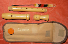 Hochwertige Ralf Schneider TELEMAN Sopran C Blockflöte mit Pflege und Tasche TOP