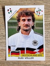 Panini Fußball WCS WM 1990 Sammelbild Deutschland Rudi Völler