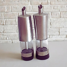 Berghoff 2er Set Zuckerspender, Stahl Glas, 2er Set Zuckerdosen 18 cm