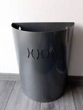 Schirmständer, Metall, halbrund, dunkelgrau