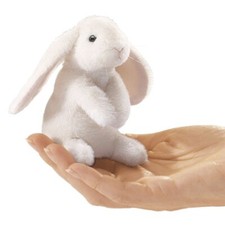 Mini Hängeohrhase Fingerpuppe