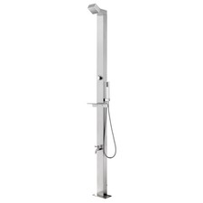 Gartendusche 220cm edelstahl - gartendusche,