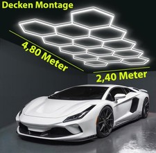 14x Hexagon Tageslicht LED