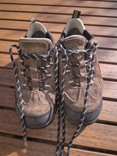 Braune Schnürr Wander Schuhe Boots , Gr. 31, Jack Wolfskin, Wasserfest