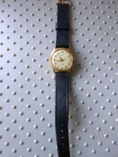 PROVITA 17 RUBIS SHOCKOROOF - Armbanduhr goldfarben mit Lederarmband