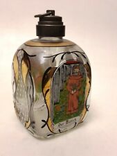 wunderschöne Schnapsflasche Hochzeitsflasche Facettiert Emailbemalung Der Münich