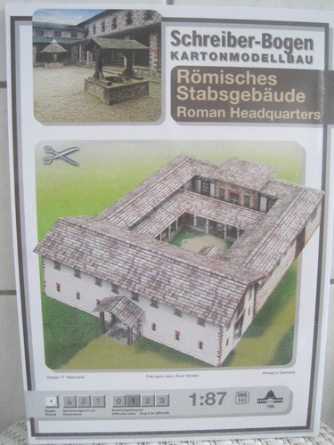 Römisches stabsgebäude spur - stabsgebäude,