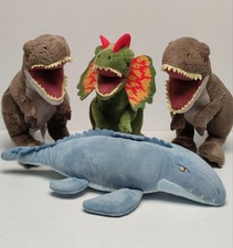 Jurassic World Dinosaurier - Kuscheltier/Plüschtier - 4er Set - Original - Dinos