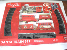 Coca Cola Santa Train Set Batteriebetrieben